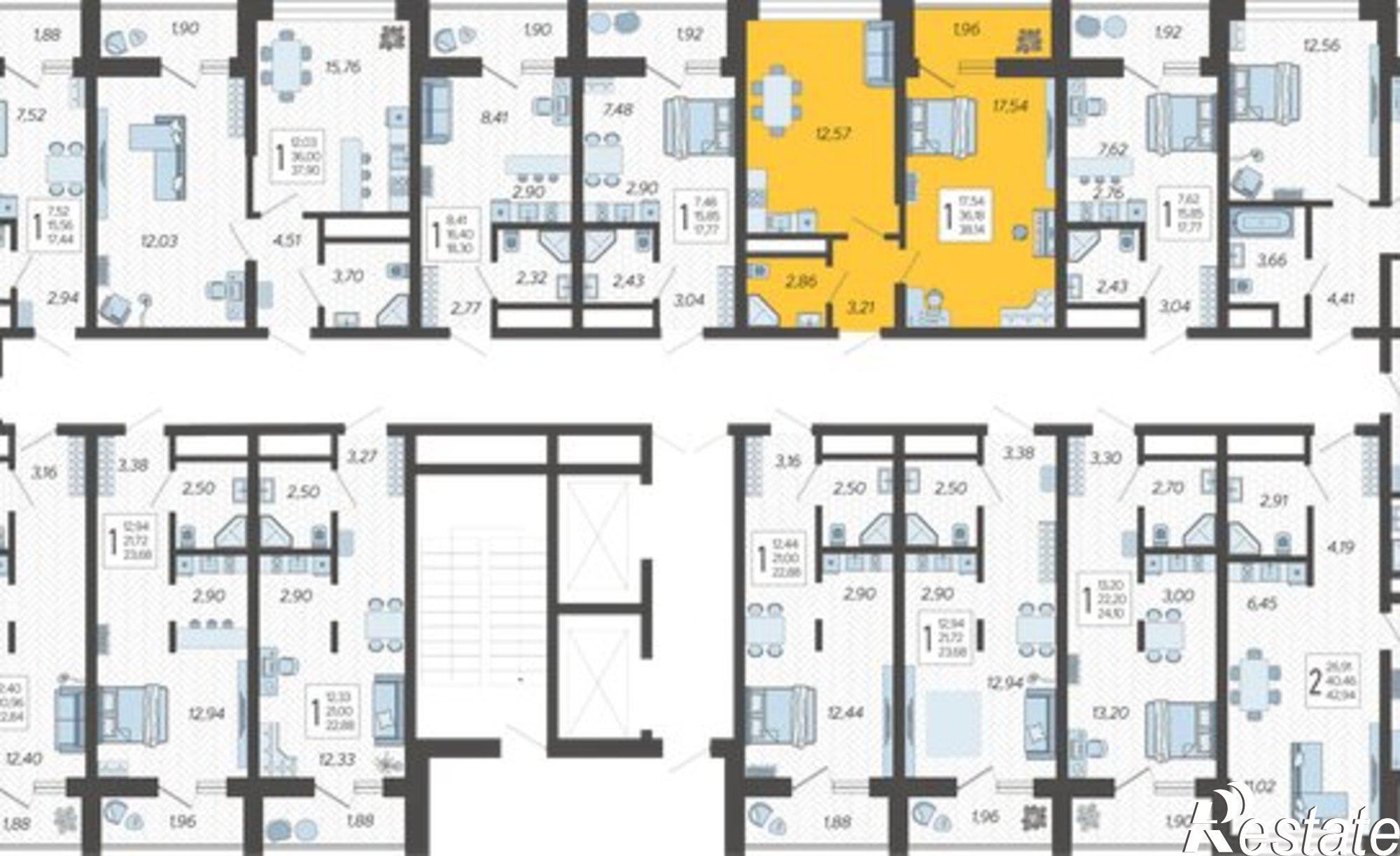Купить квартиру за 15 675 500 рублей на Ясногорская улица, 16/2 к4