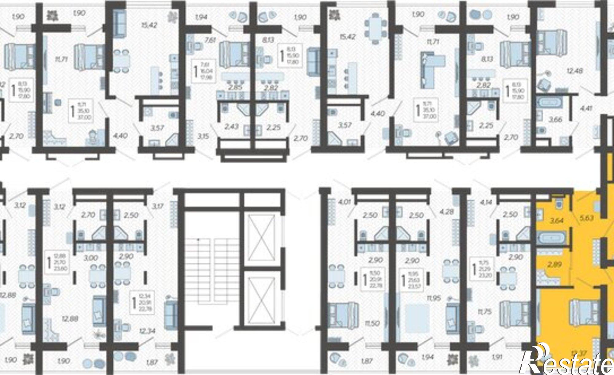 Купить квартиру за 23 824 200 рублей на ул Ясногорская, 22