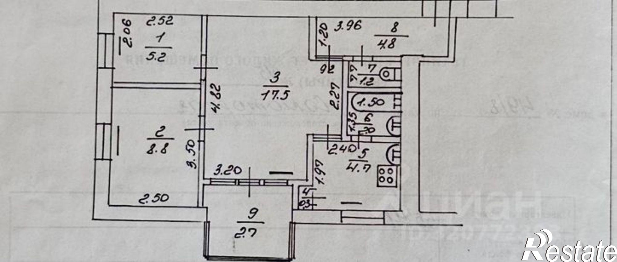 Купить квартиру за 9 990 000 рублей на ул Санаторная, 49/8