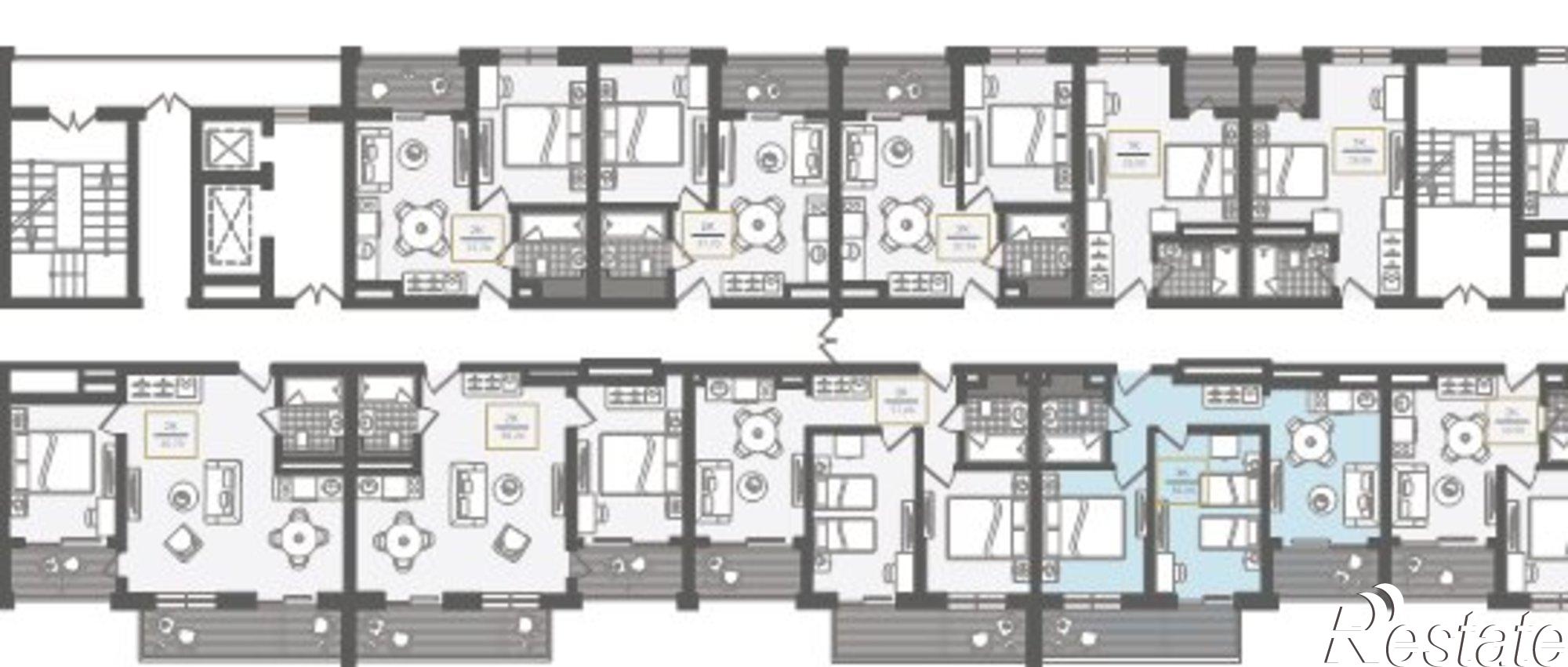 Купить квартиру за 64 296 800 рублей на ул Ленина, 282/16Г