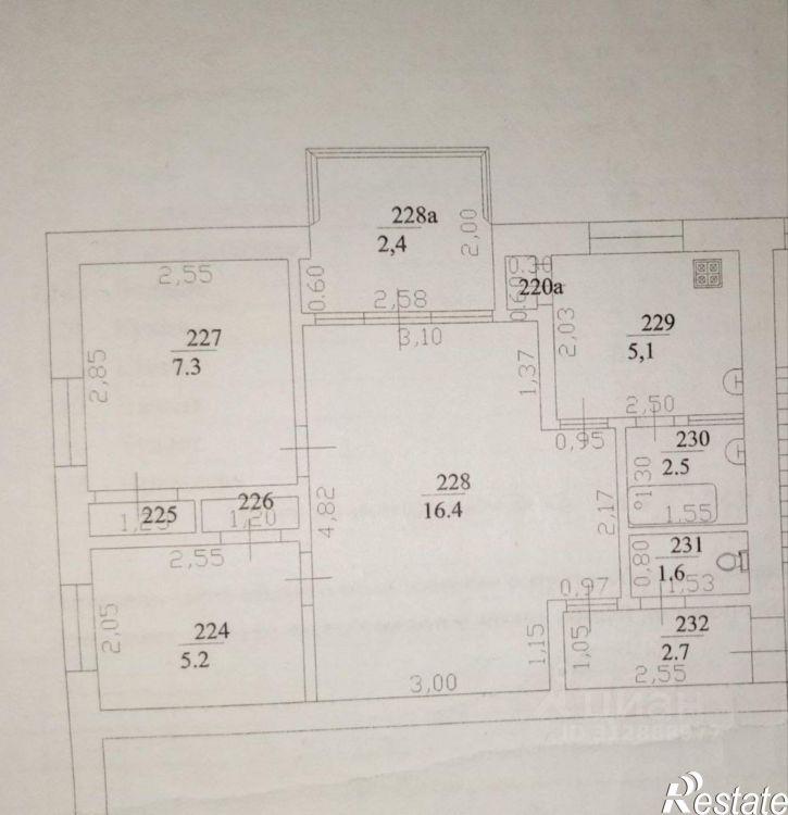 3-комн квартира Медицинская улица, 1,  д. 1