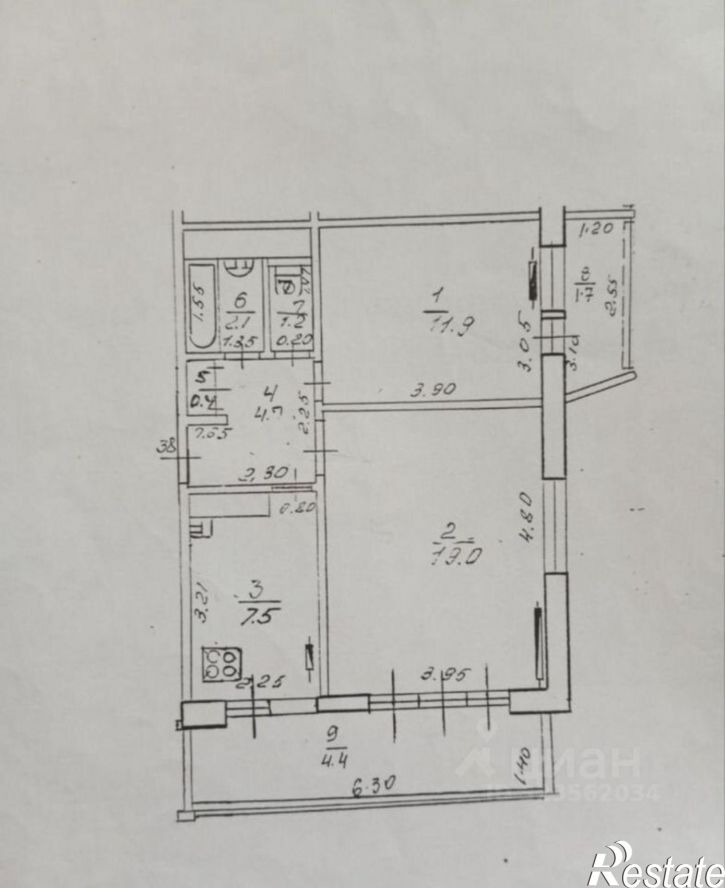 2-комн квартира улица Чехова, 52А,  д. 52А