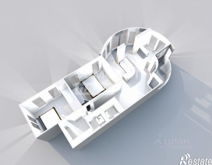 3-комн квартира Курортный пр-кт, 129,  д. 129