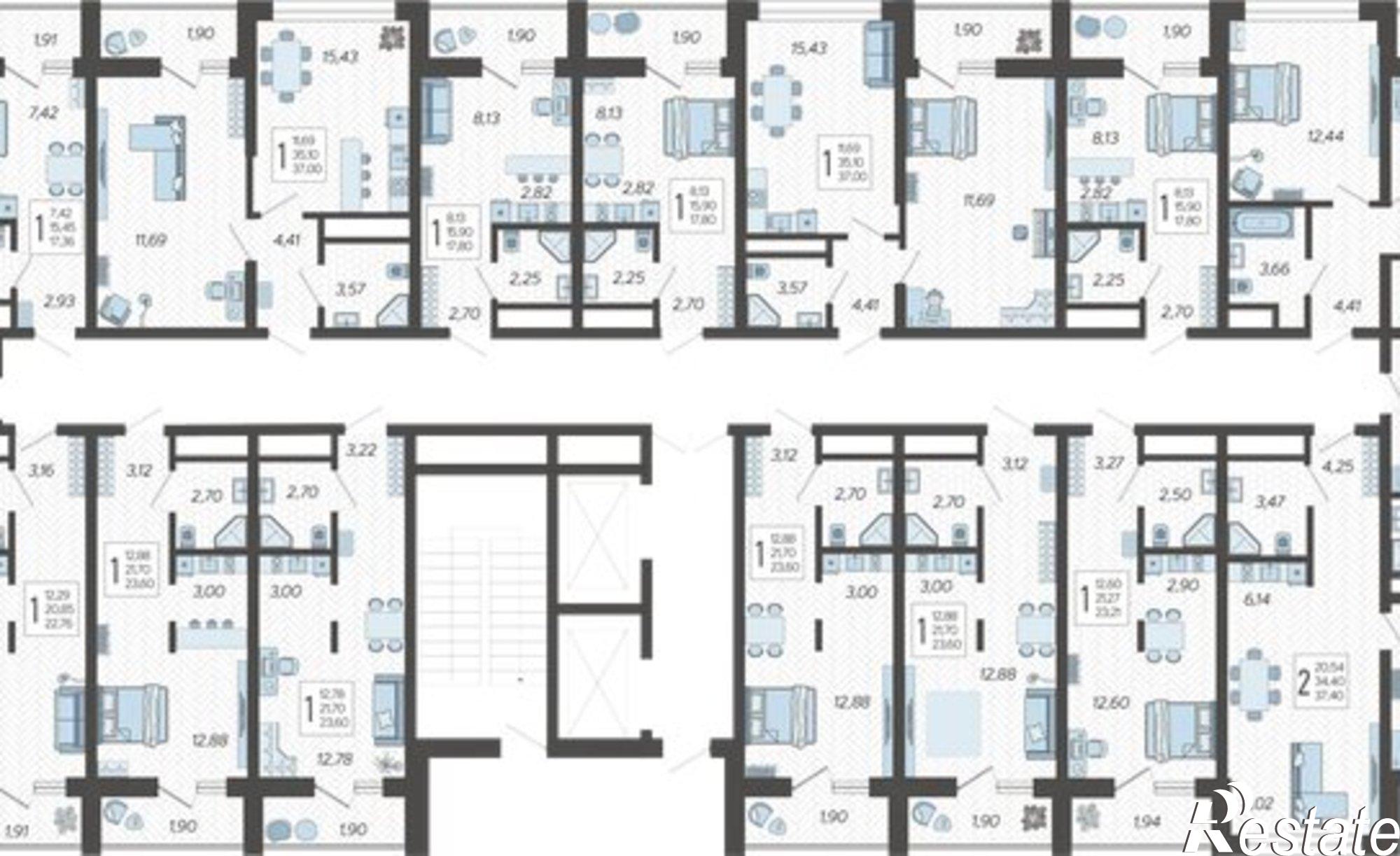 Купить квартиру за 19 120 800 рублей на Ясногорская улица, 16/2 к2