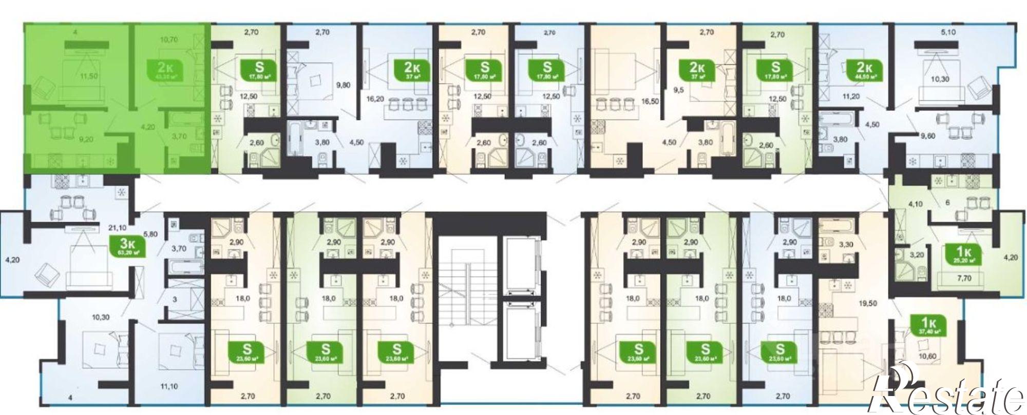 Купить квартиру за 16 600 000 рублей на Ясногорская улица, 16/6 к1