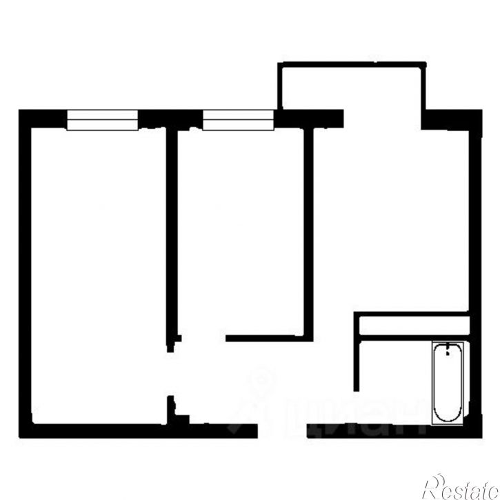 2-комн квартира улица Тимирязева, 34Б,  д. 34Б