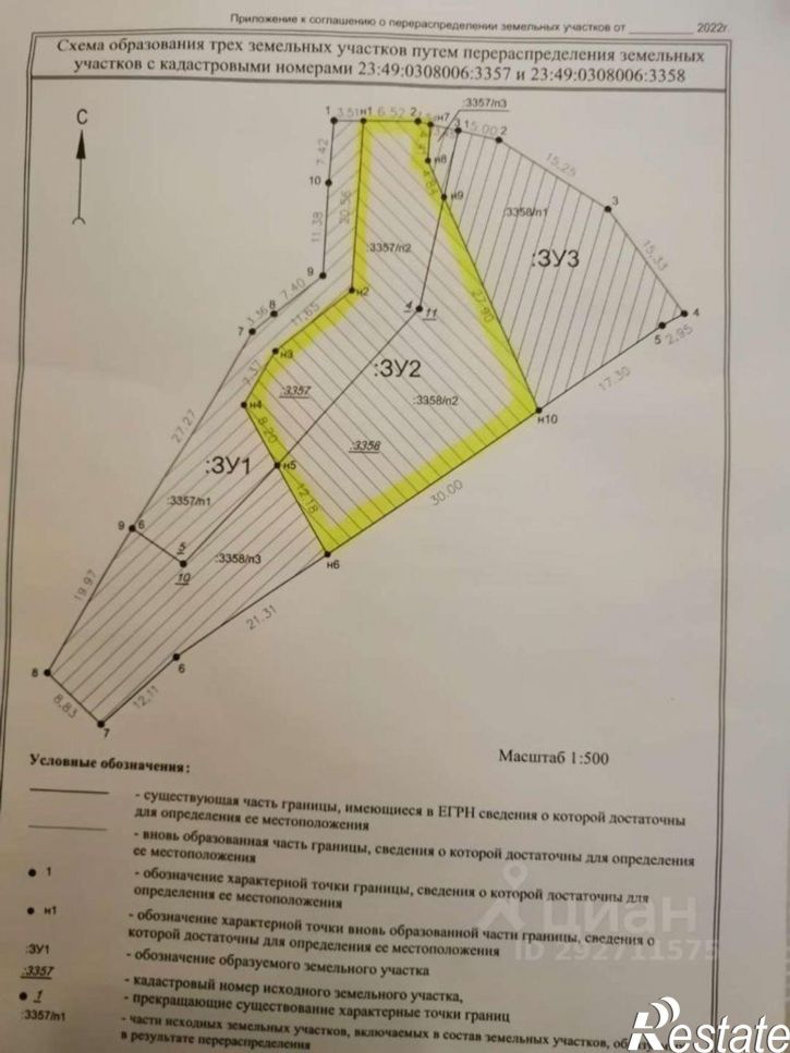 Земельный участок Парковая улица