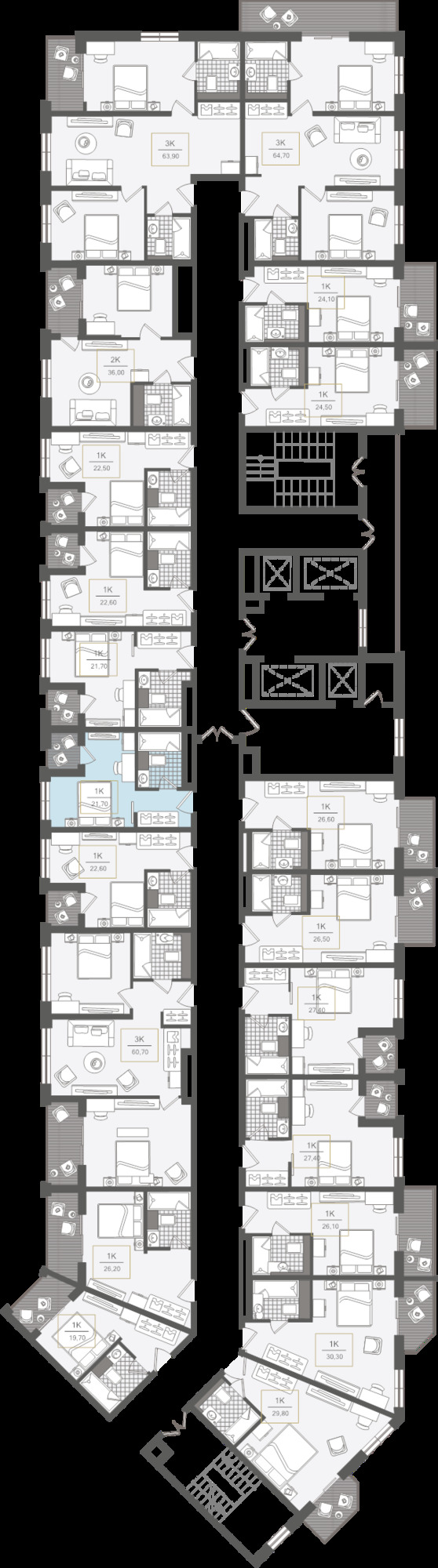 Купить квартиру за 31 260 600 рублей на Г. СОЧИ, АДЛЕРСКИЙ РАЙОН, УЛ. ЛЕНИНА, 280А