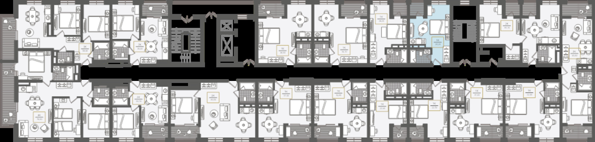 Купить квартиру за 26 669 500 рублей на Г. СОЧИ, АДЛЕРСКИЙ РАЙОН, УЛ. ЛЕНИНА, 280А
