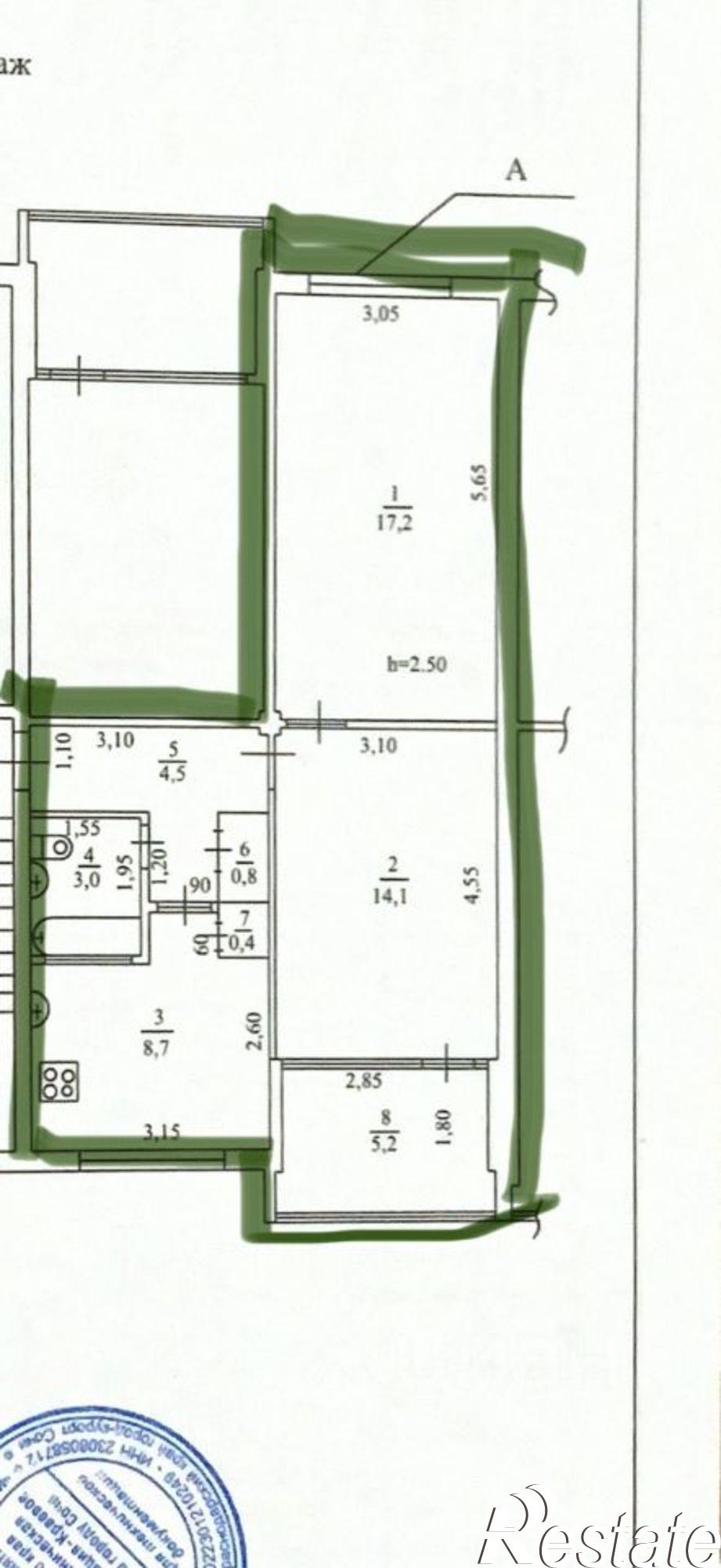 Купить квартиру за 9 200 000 рублей на ул Донская, 35