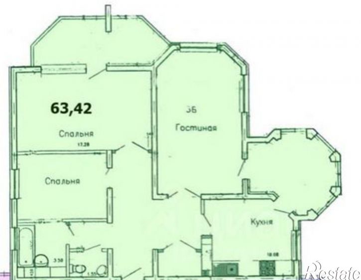 3-комн квартира Невская улица, 19,  д. 19