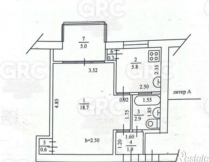 1-комн квартира Цветной бульвар, 20,  д. 20