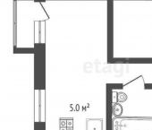 1-комн, 33кв м, этаж 4/4 ул Молодогвардейская, 2/31