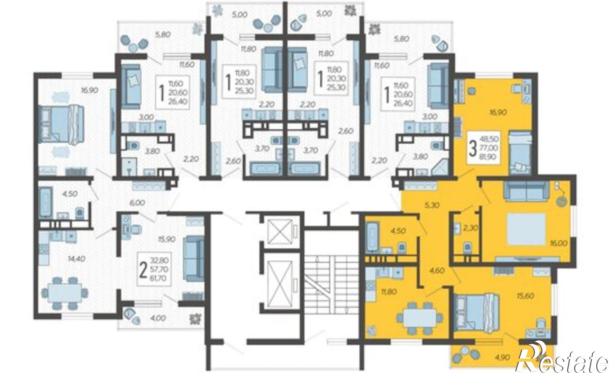 Купить квартиру за 22 358 700 рублей на СНТ ИВОВ Фронтовик, 100