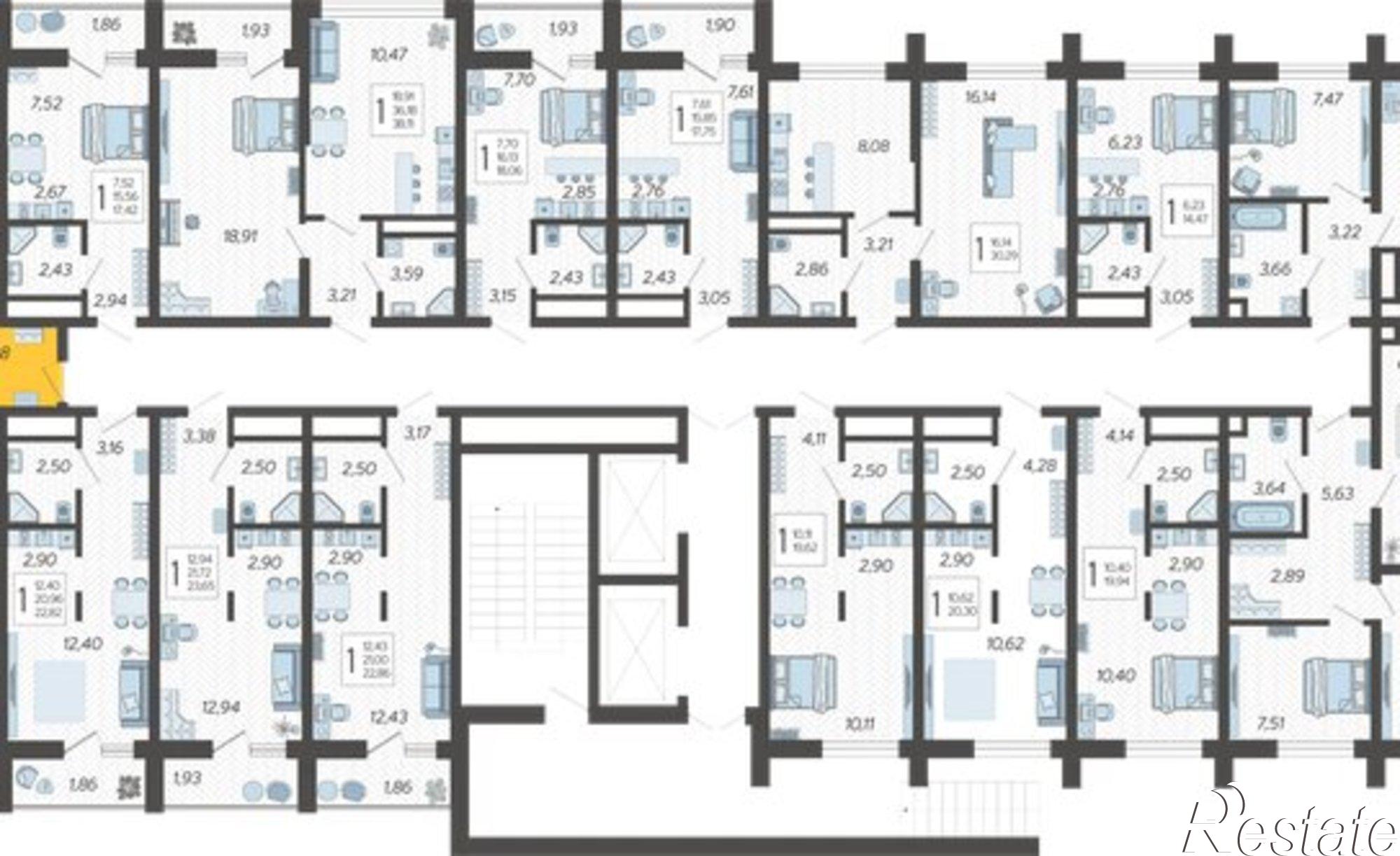 Купить квартиру за 18 145 800 рублей на Ясногорская улица, 16/2 к13