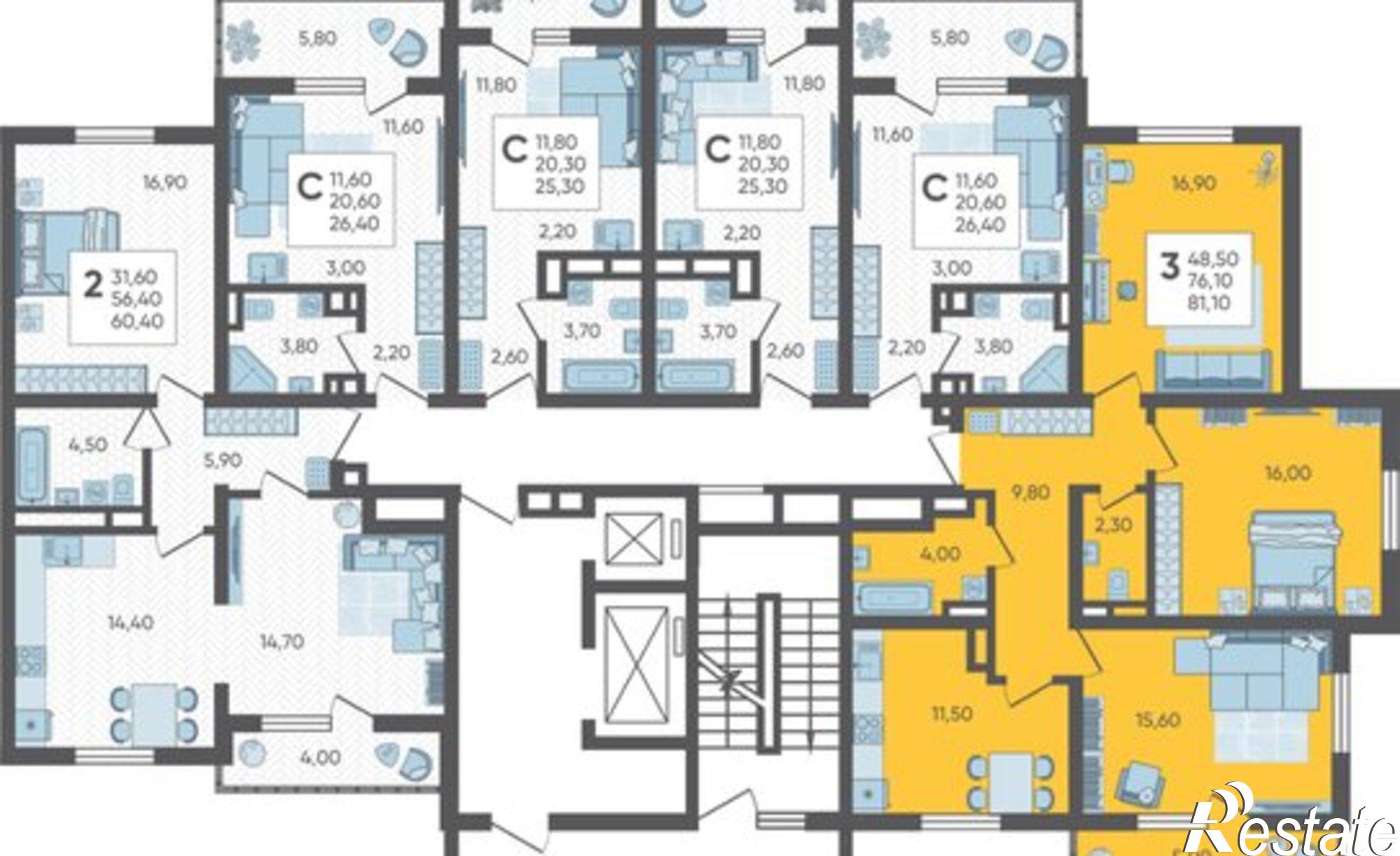 Купить квартиру за 22 099 800 рублей на СНТ ИВОВ Фронтовик, 100