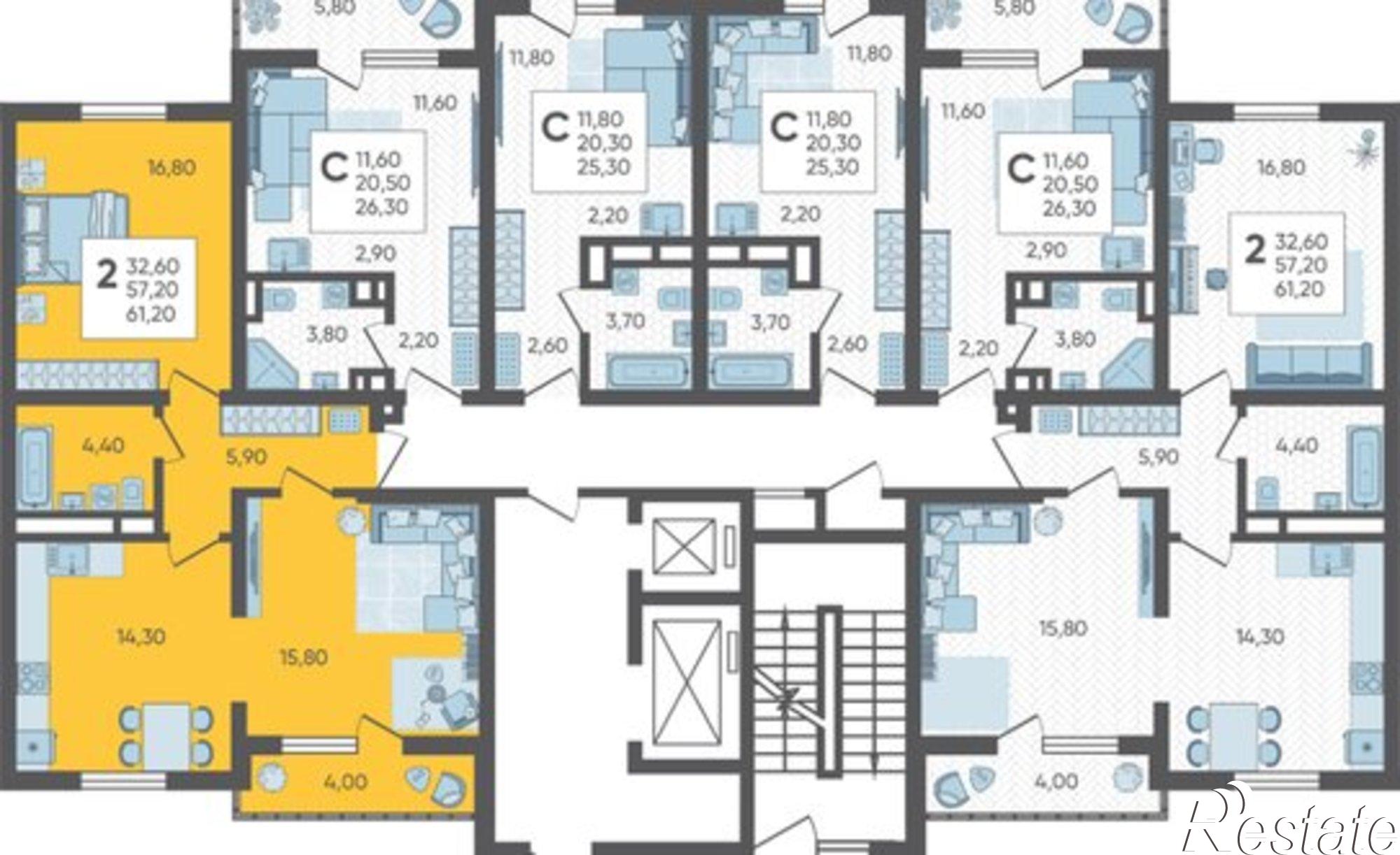 Купить квартиру за 17 074 800 рублей на СНТ ИВОВ Фронтовик, 100