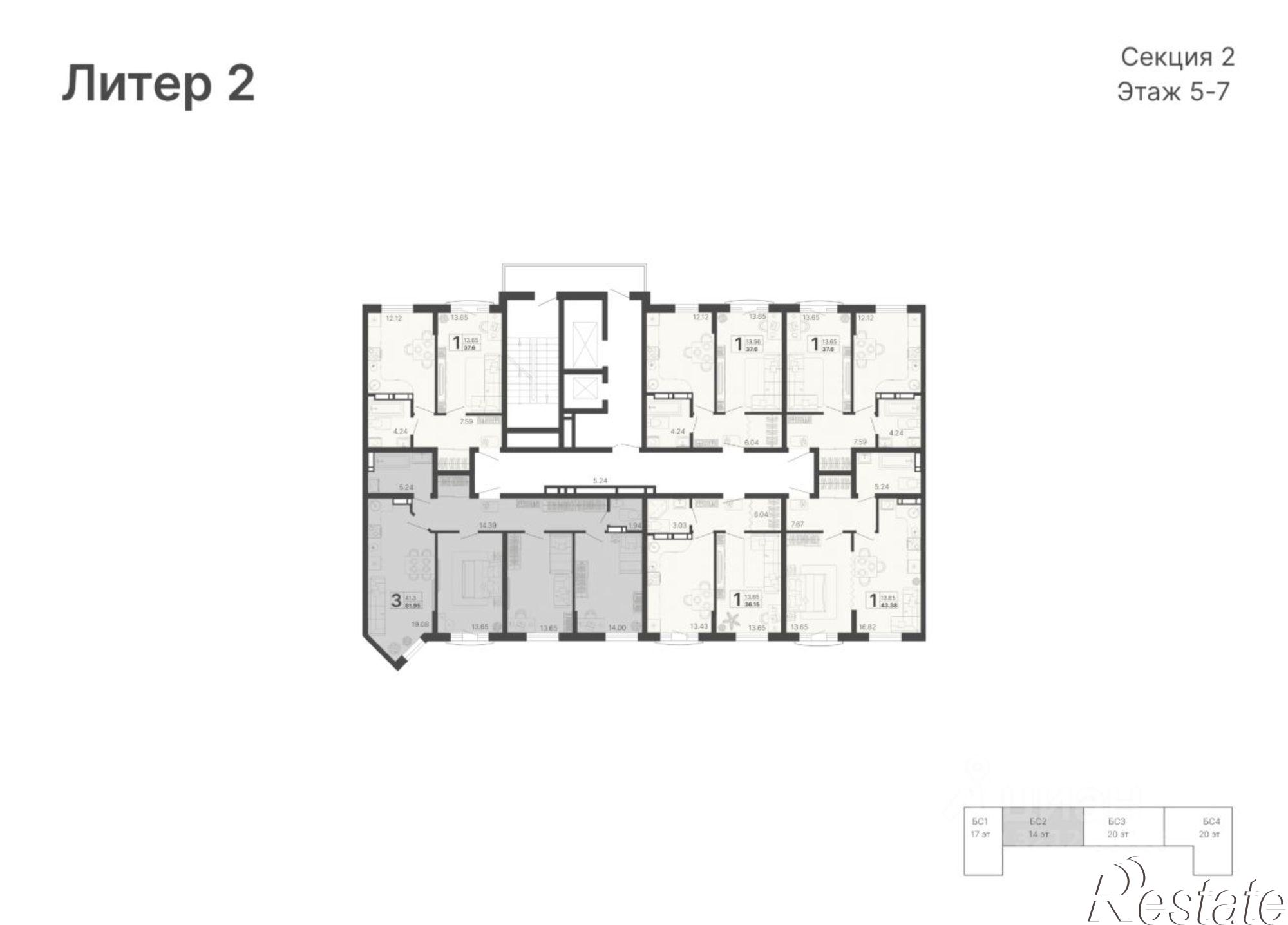 Купить квартиру за 24 803 200 рублей на ул Краснодонская, 47