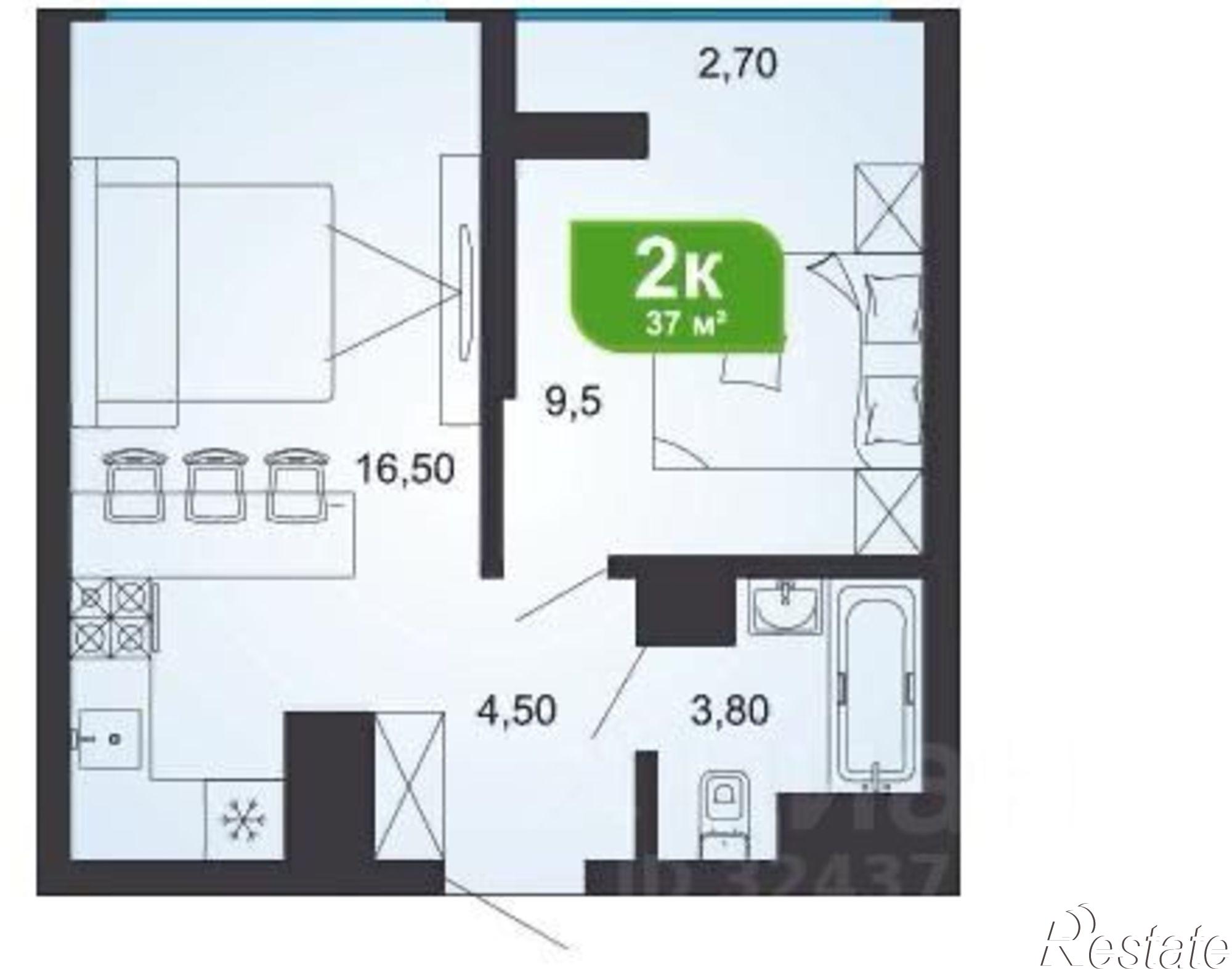 Купить квартиру за 11 500 000 рублей на ул Ясногорская, 16/6 3