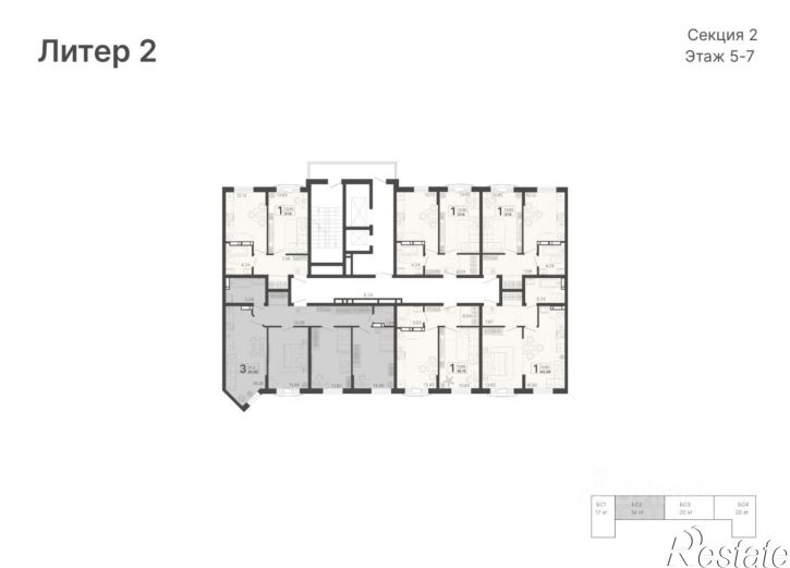 2-комн квартира в новом доме ул Краснодонская, 47,  д. 47