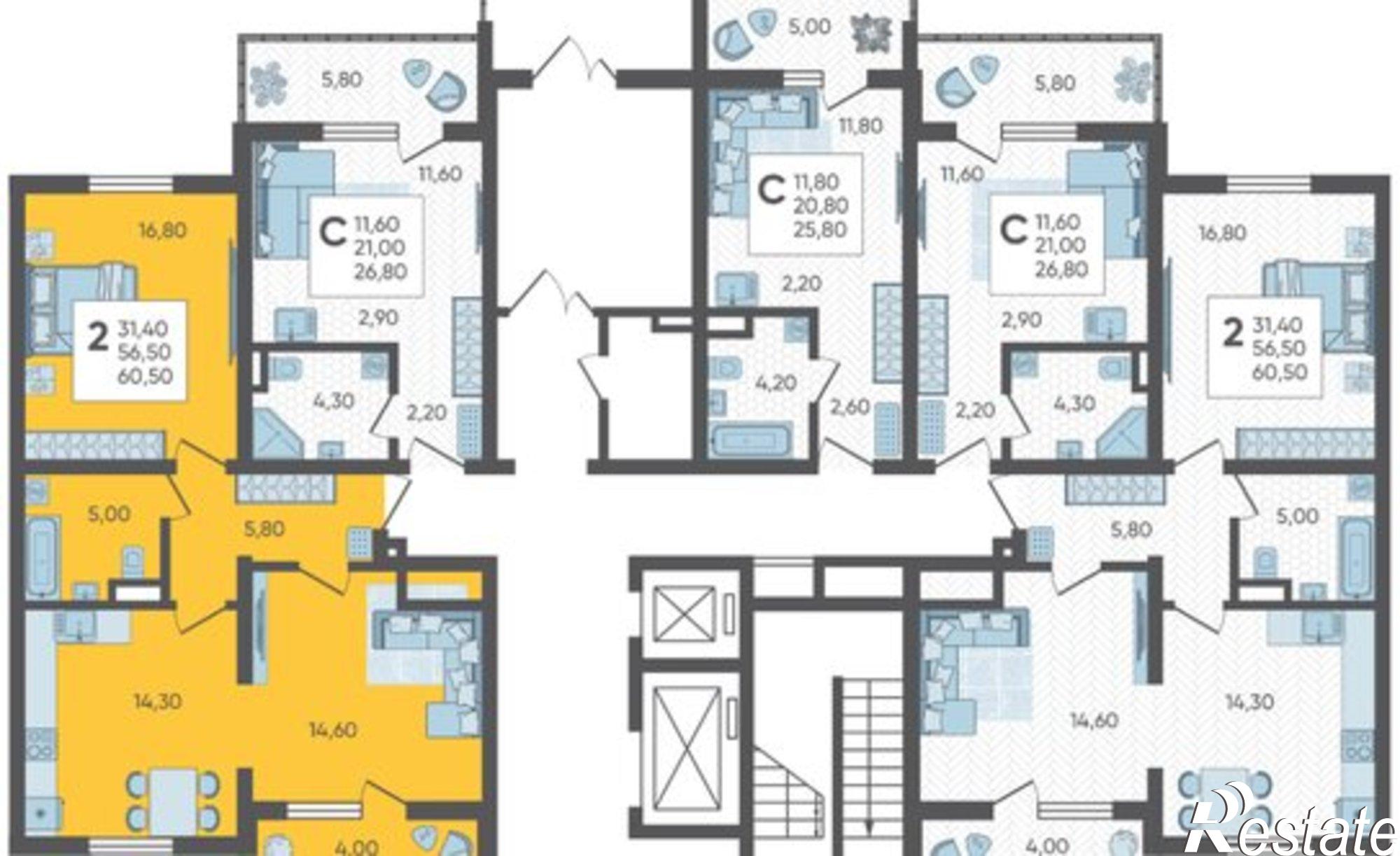 Купить квартиру за 16 819 000 рублей на СНТ ИВОВ Фронтовик, 100
