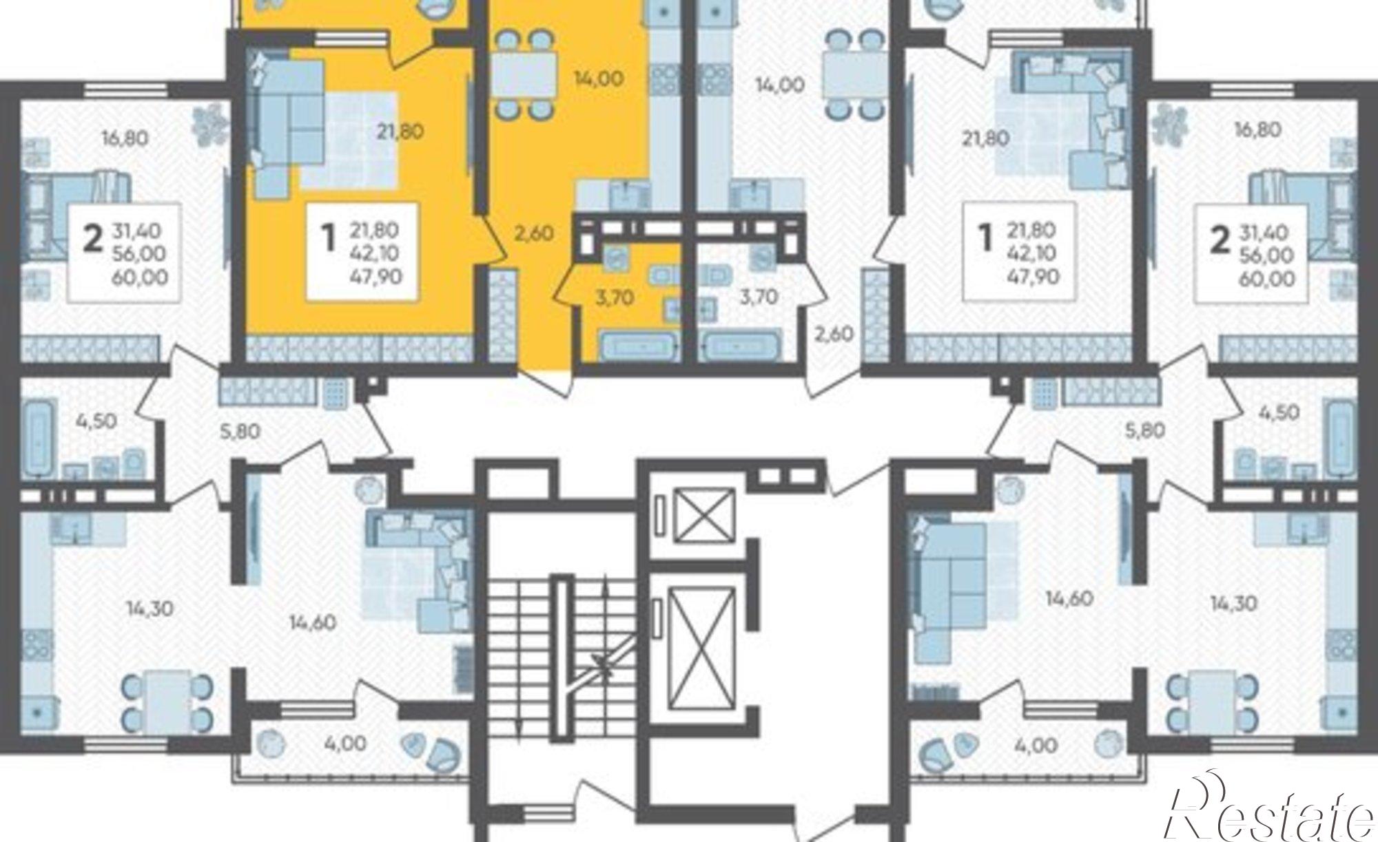 Купить квартиру за 16 224 000 рублей на СНТ ИВОВ Фронтовик, 100