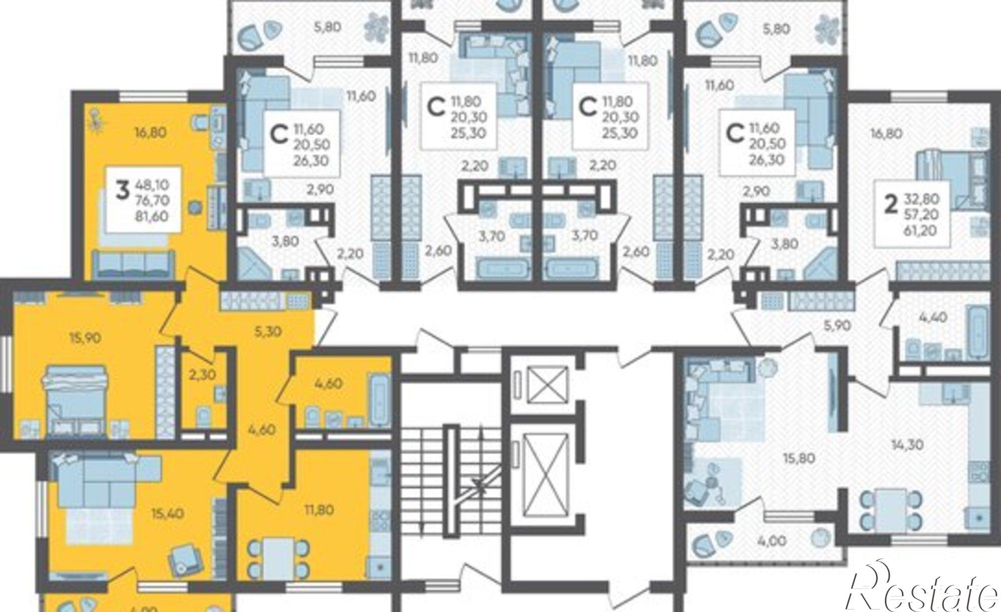 Купить квартиру за 22 195 200 рублей на СНТ ИВОВ Фронтовик, 100