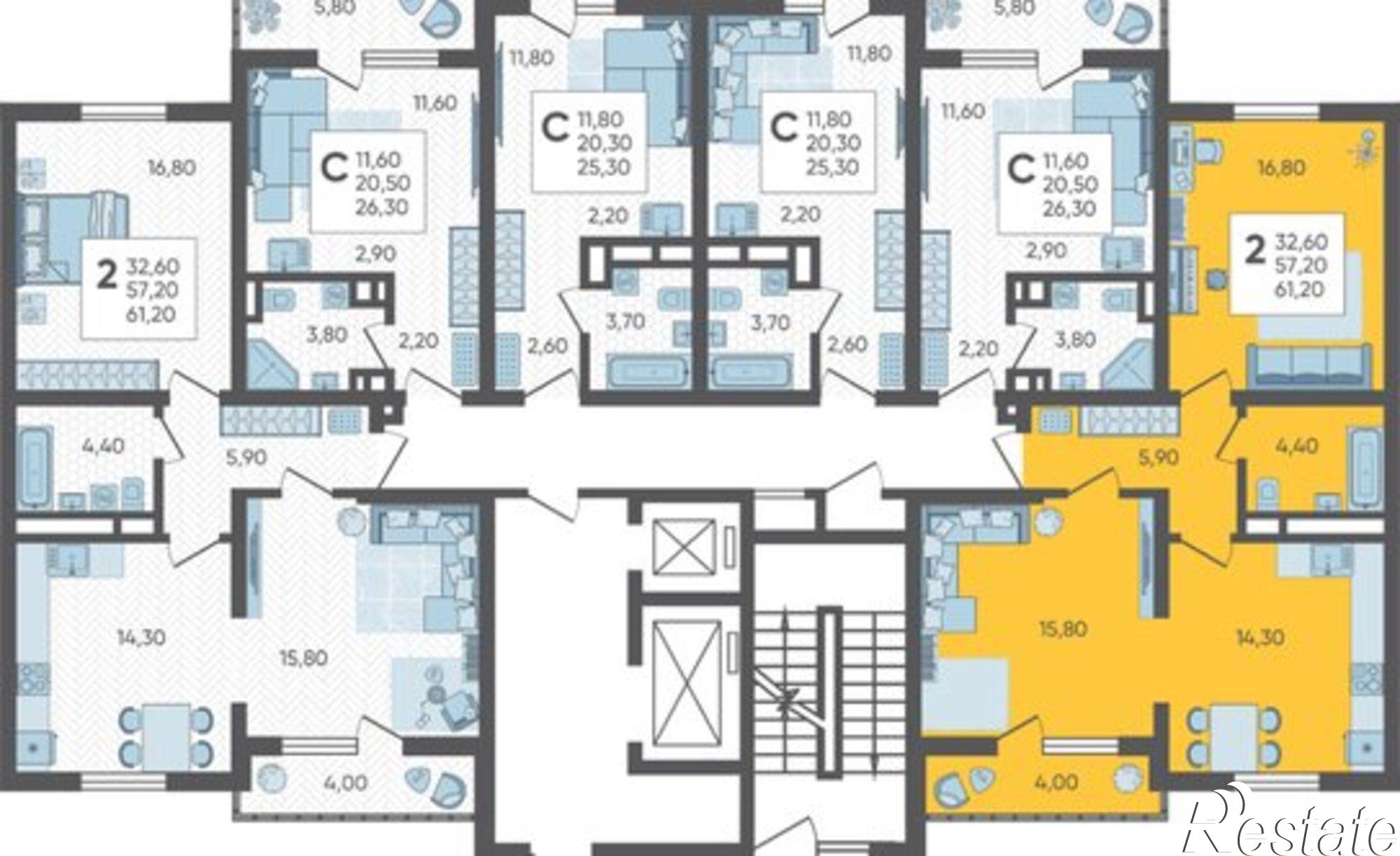 Купить квартиру за 17 074 800 рублей на СНТ ИВОВ Фронтовик, 100