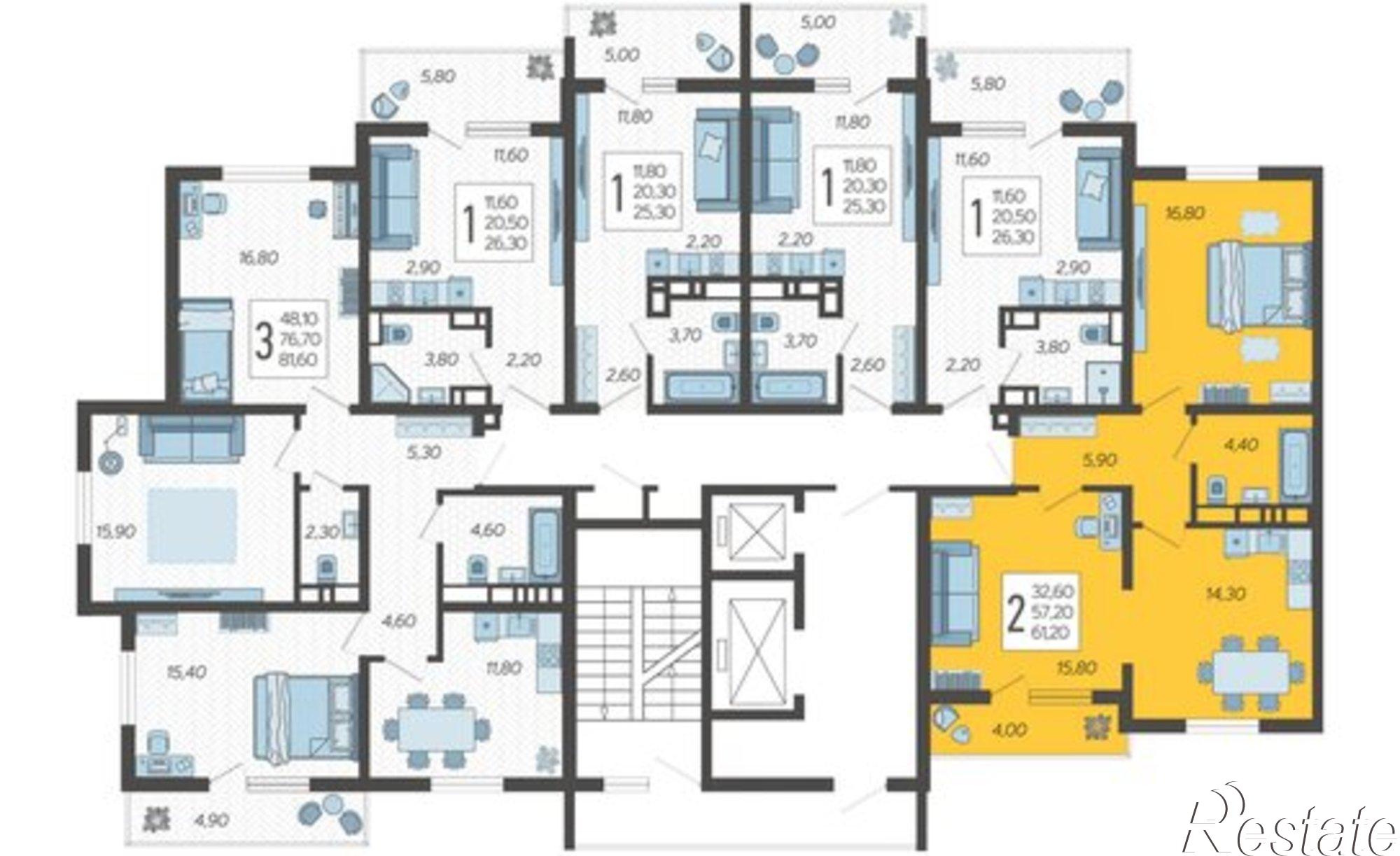 Купить квартиру за 17 197 200 рублей на СНТ ИВОВ Фронтовик, 100