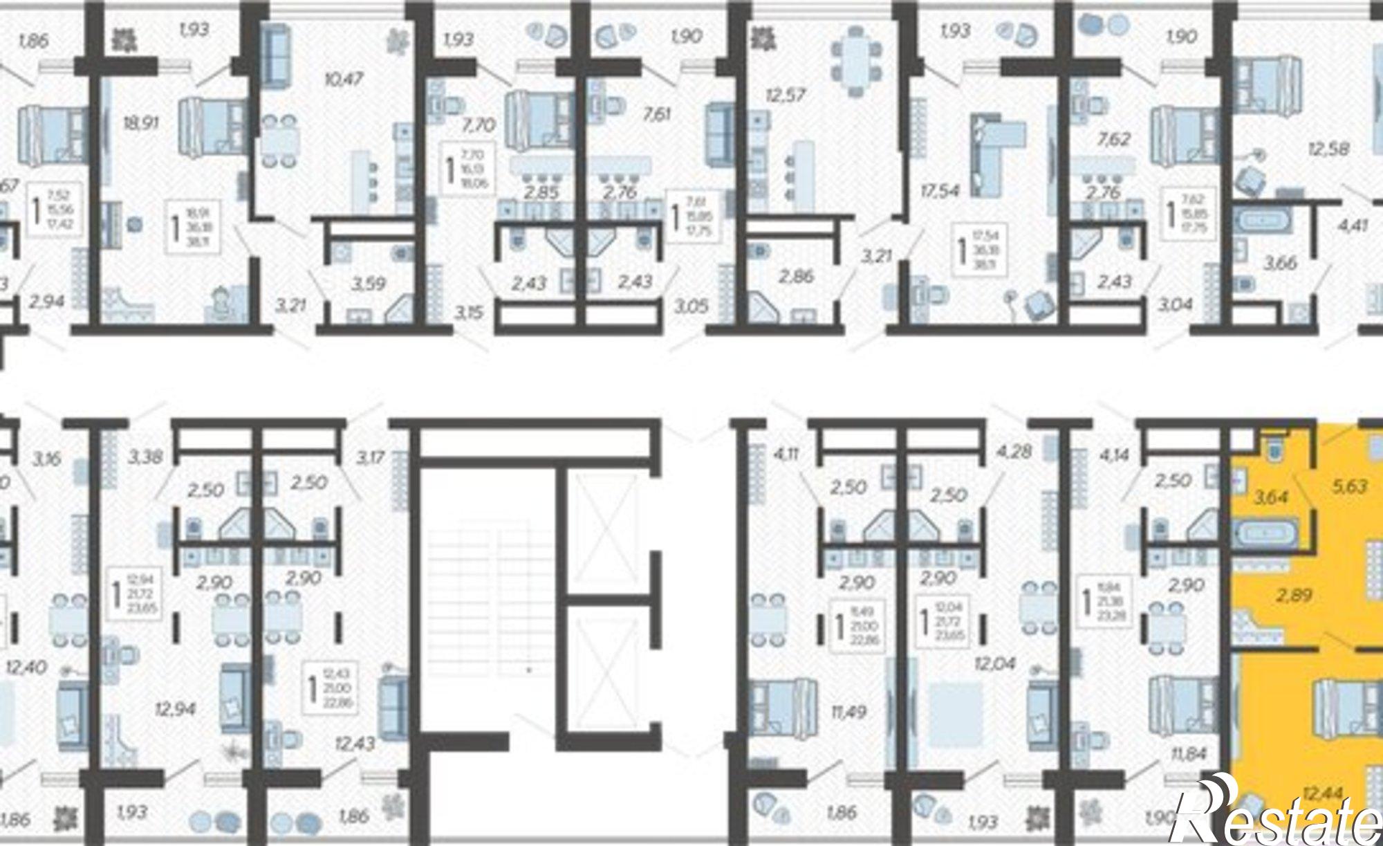 Купить квартиру за 23 571 800 рублей на Ясногорская улица, 16/2 к13