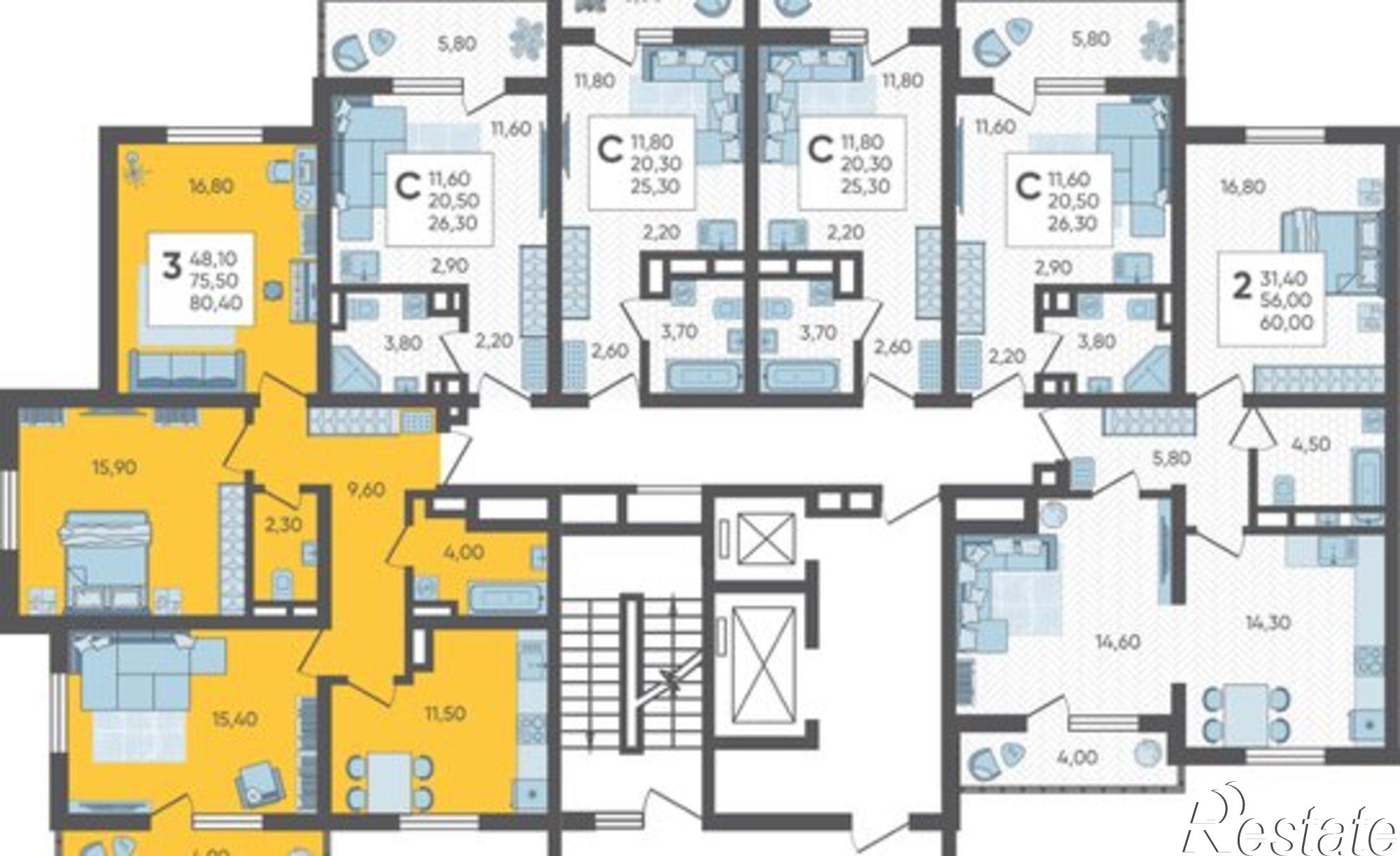 Купить квартиру за 21 868 800 рублей на СНТ ИВОВ Фронтовик, 100