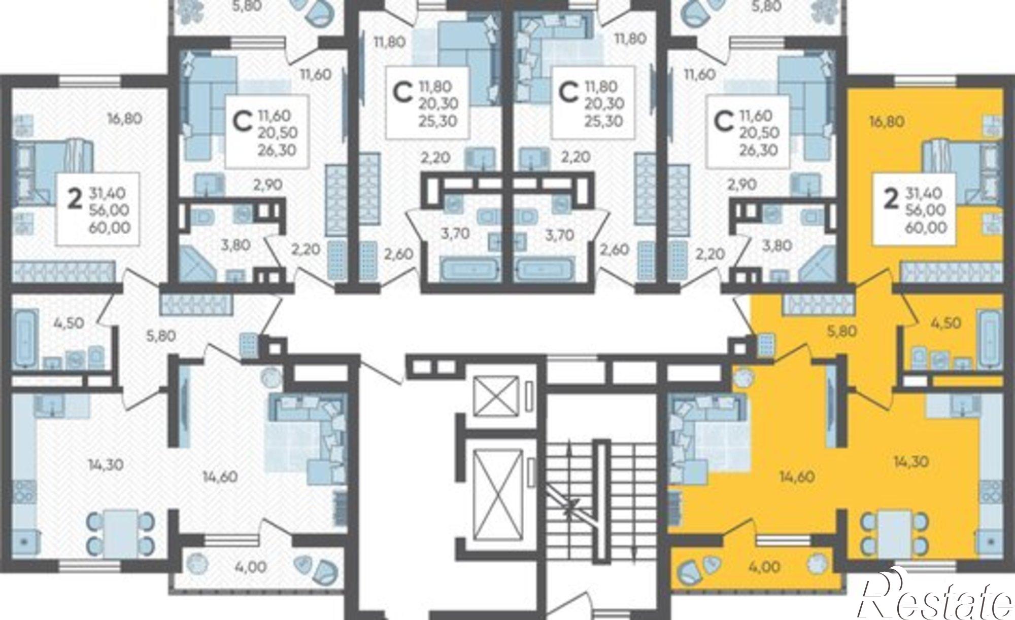 Купить квартиру за 16 680 000 рублей на СНТ ИВОВ Фронтовик, 100