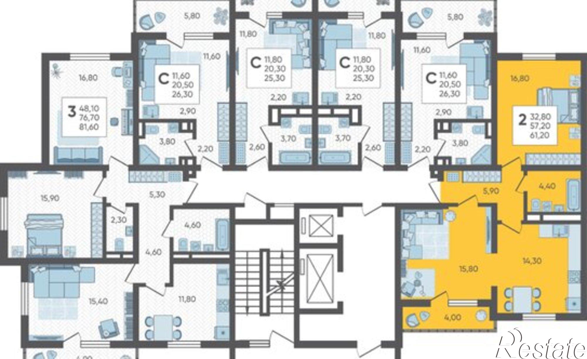 Купить квартиру за 17 197 200 рублей на СНТ ИВОВ Фронтовик, 100