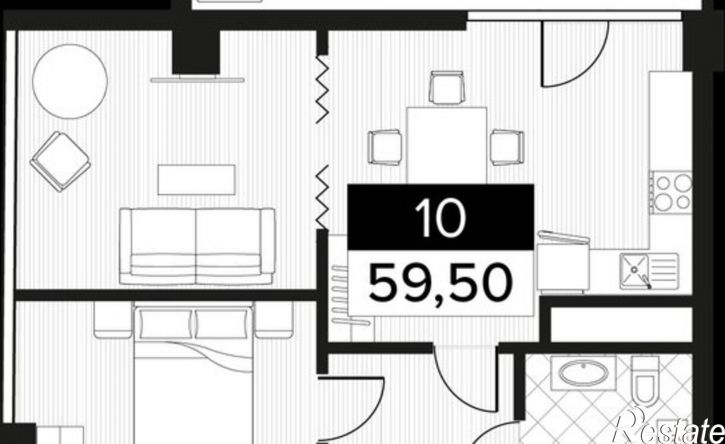 1-комн квартира улица Просвещения, 32,  д. 32