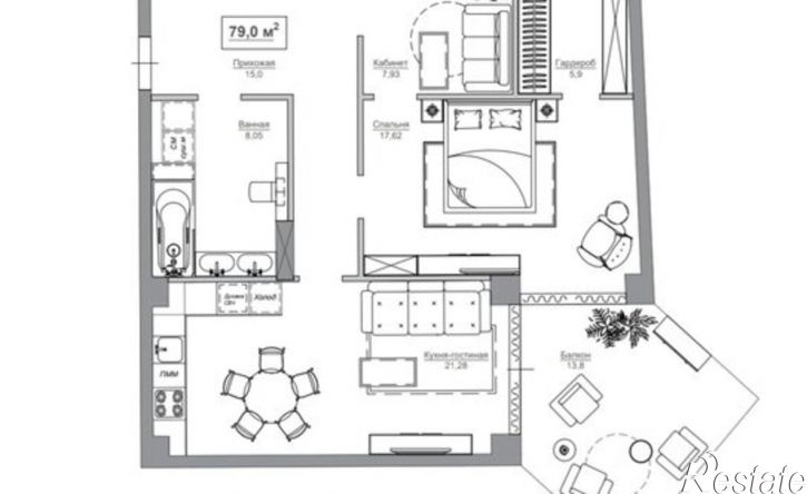 3-комн квартира ул Просвещения, 24А,  д. 24А