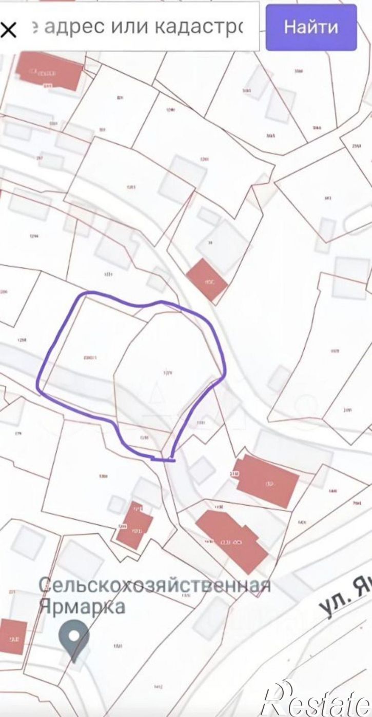 Земельный участок ул Я.Фабрициуса, 29,  д. 29