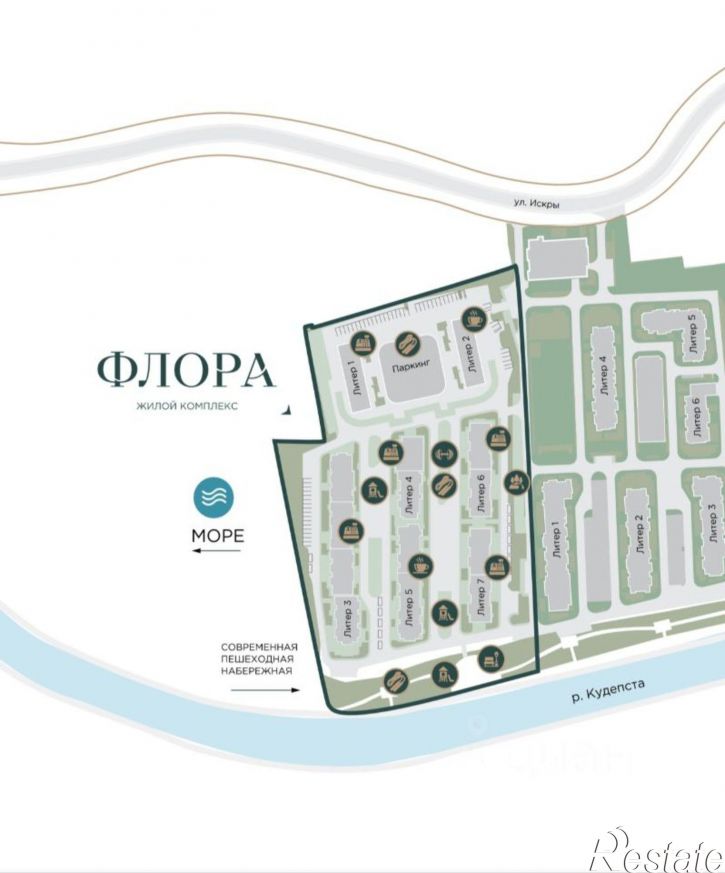 1-комн квартира ул Искры, 66/9 4,  д. 66/9 4,  к. 4