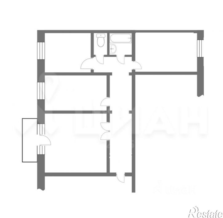 3-комн квартира улица Труда, 15,  д. 15