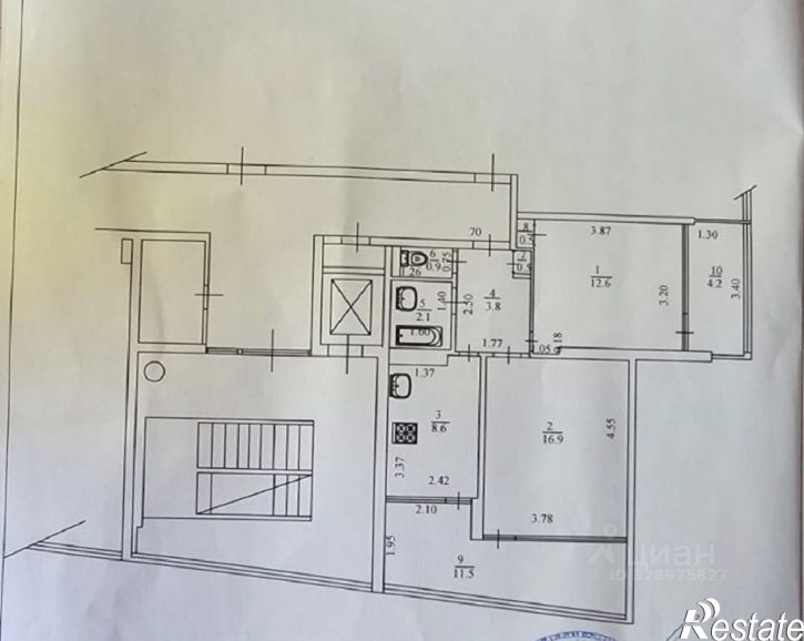2-комн квартира улица Островского, 1,  д. 1