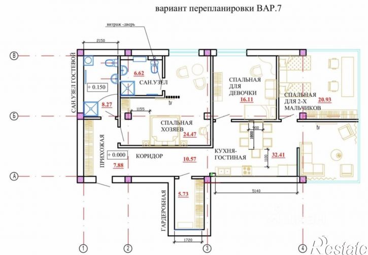 4-комн квартира Курортный пр-кт, 108/6,  д. 108/6