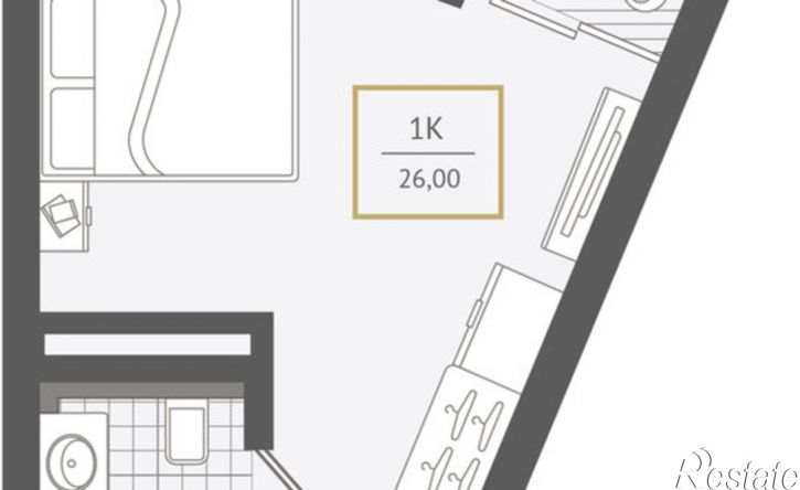 1-комн квартира улица Ленина, 280А,  д. 280А