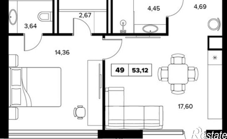 2-комн квартира в новом доме улица Семашко, 37А к3,  д. 37А к3