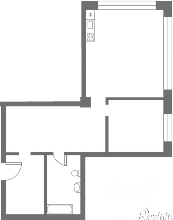 2-комн квартира Учительская улица, 10,  д. 10