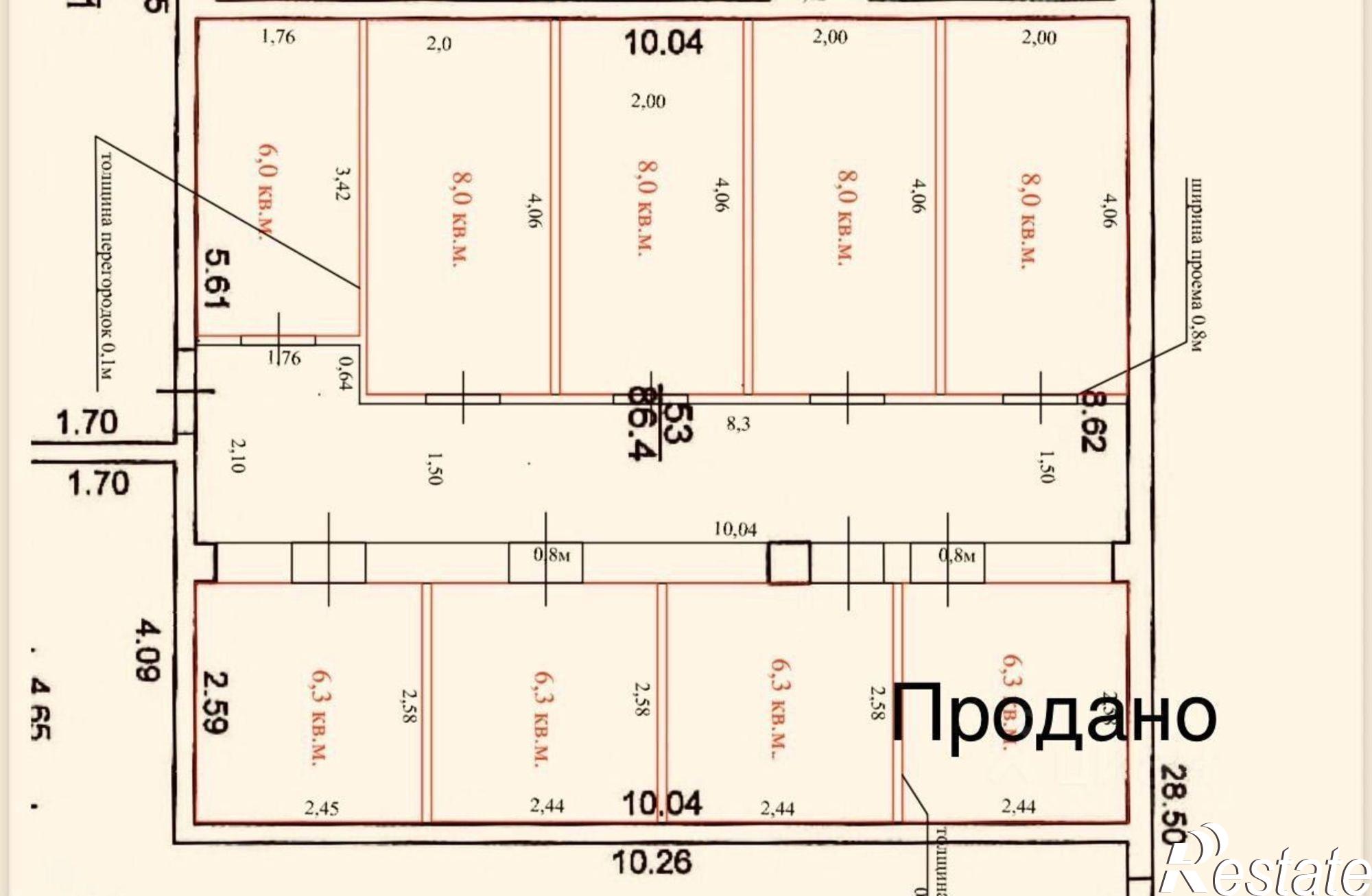 Купить гараж, место в паркинге за 800 000 рублей на ул Защитников Кавказа, 96