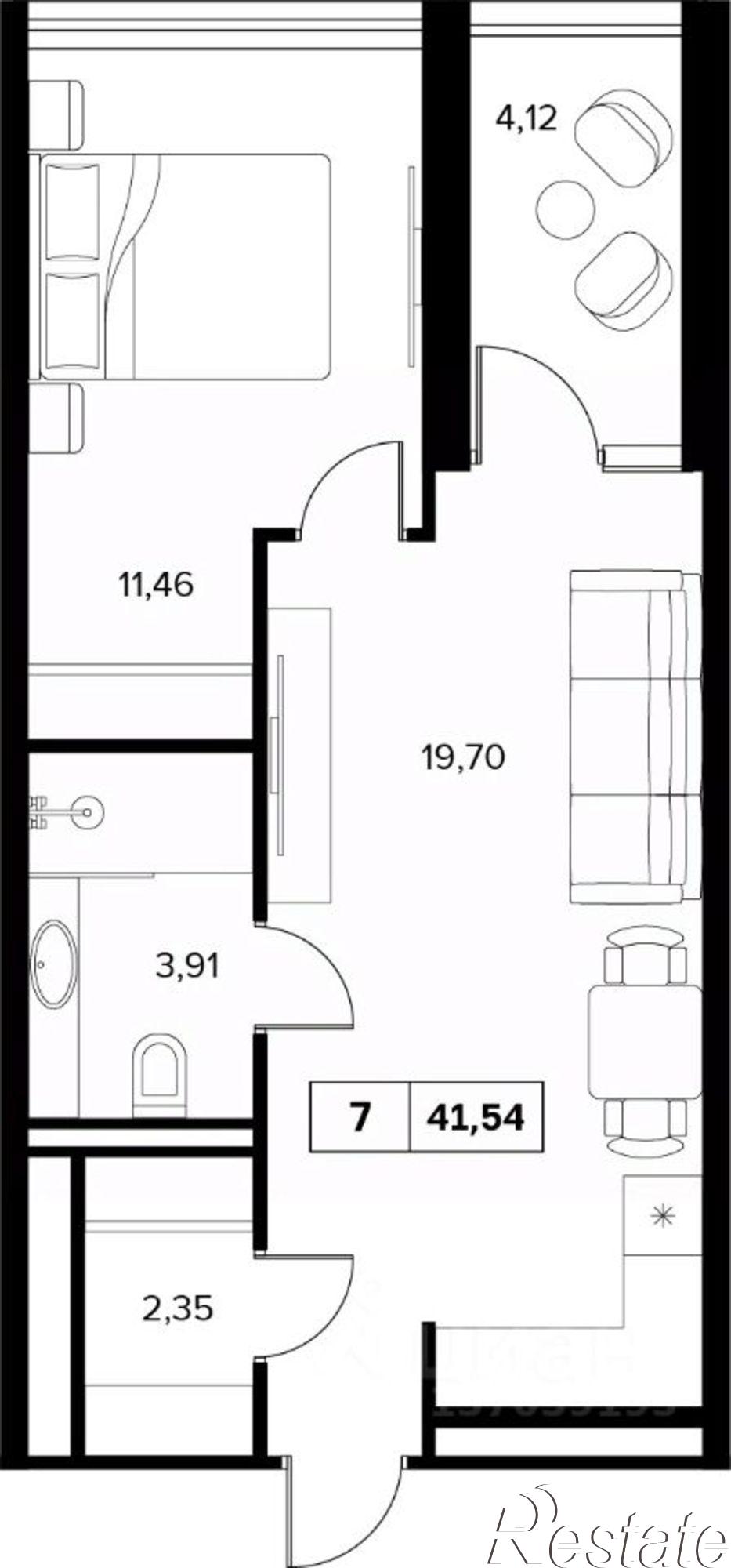 Купить квартиру за 38 071 400 рублей на ул Семашко, 15