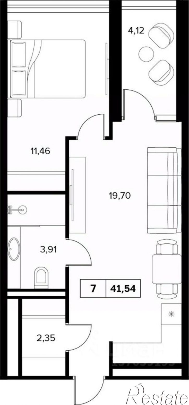 2-комн квартира в новом доме ул Семашко, 15,  д. 15