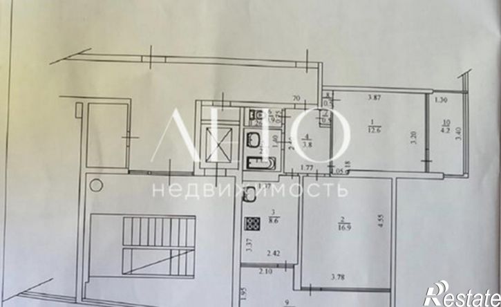 2-комн квартира ул Островского, 1,  д. 1