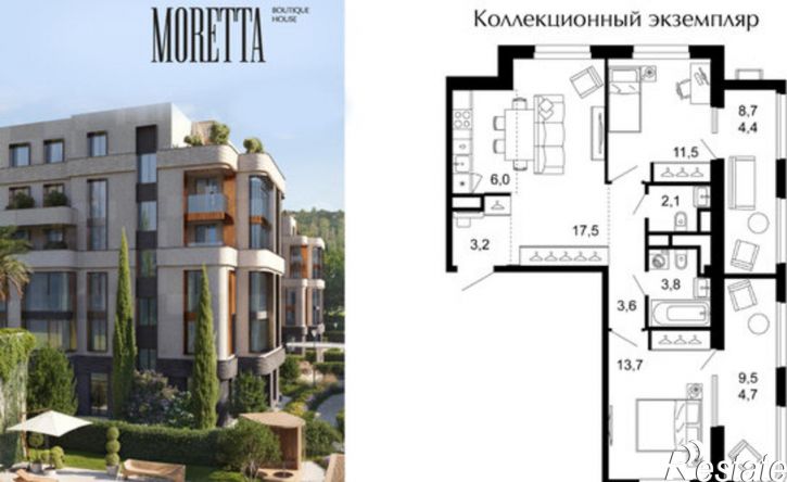 2-комн квартира в новом доме ул Виноградная, 195/6А,  д. 195/6А