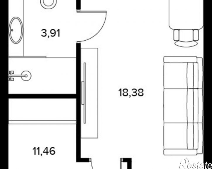 2-комн квартира в новом доме улица Семашко, 37А к3,  д. 37А к3