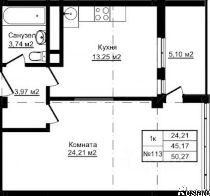 1-комн квартира ул Пластунская, 104,  д. 104